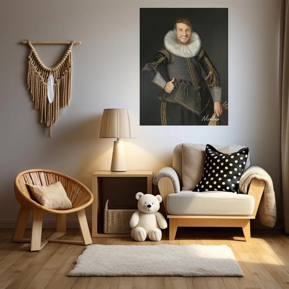 Tableau Homme Portrait Personnalisé Wybrand de Geest