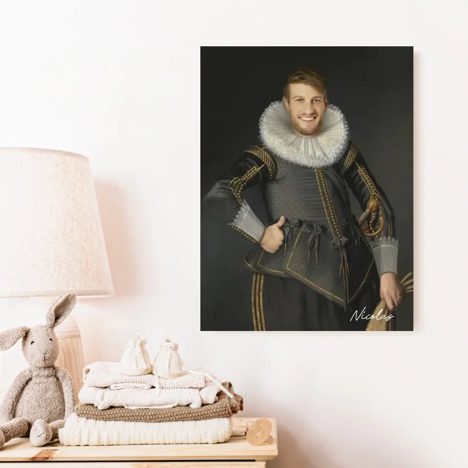 Tableau Homme Portrait Personnalisé Wybrand de Geest