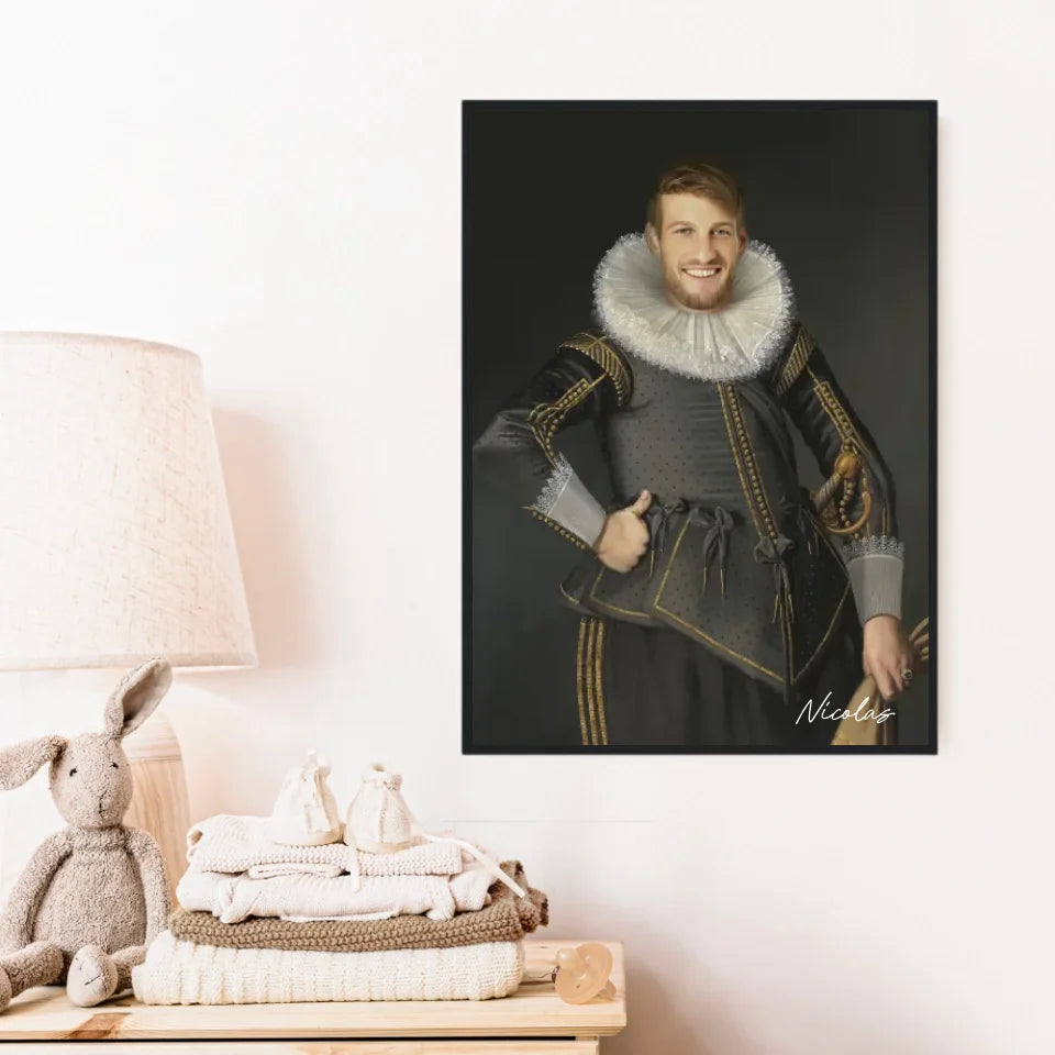 Tableau Homme Portrait Personnalisé Wybrand de Geest