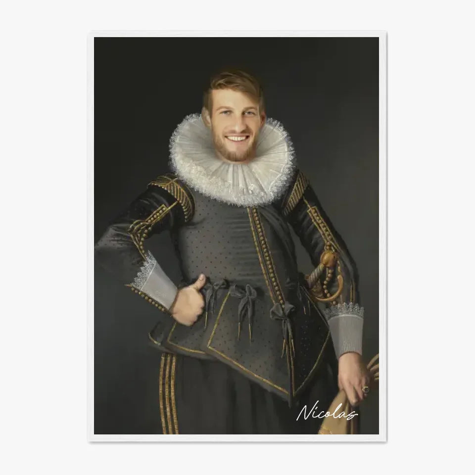 Tableau Homme Portrait Personnalisé Wybrand de Geest