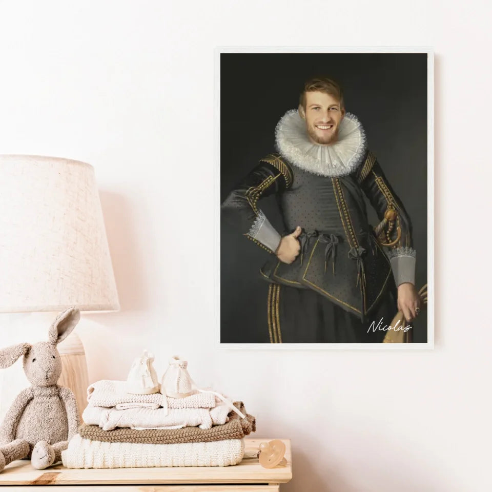 Tableau Homme Portrait Personnalisé Wybrand de Geest