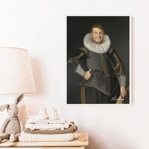 Tableau Homme Portrait Personnalisé Wybrand de Geest