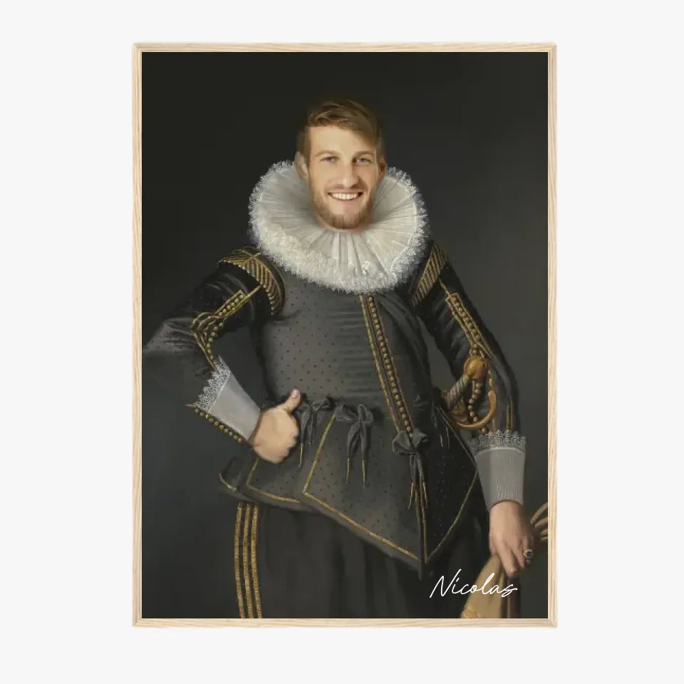 Tableau Homme Portrait Personnalisé Wybrand de Geest