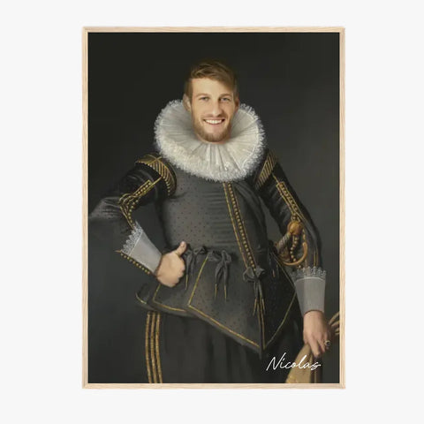 Tableau Homme Portrait Personnalisé Wybrand de Geest