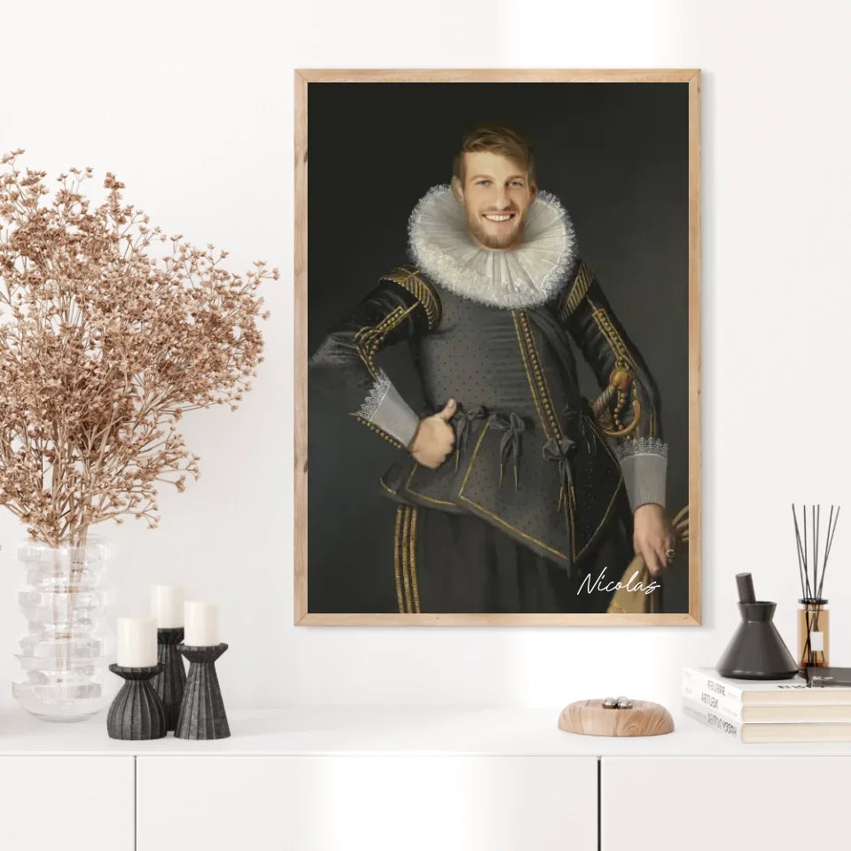 Tableau Homme Portrait Personnalisé Wybrand de Geest