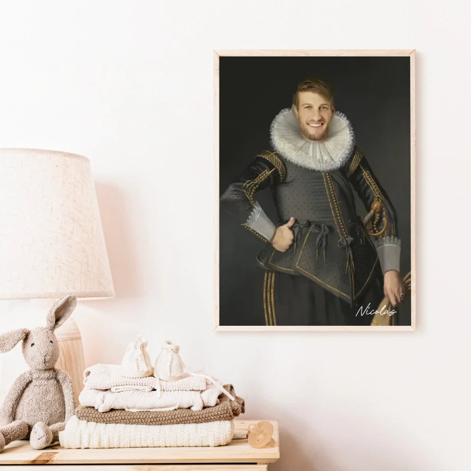 Tableau Homme Portrait Personnalisé Wybrand de Geest