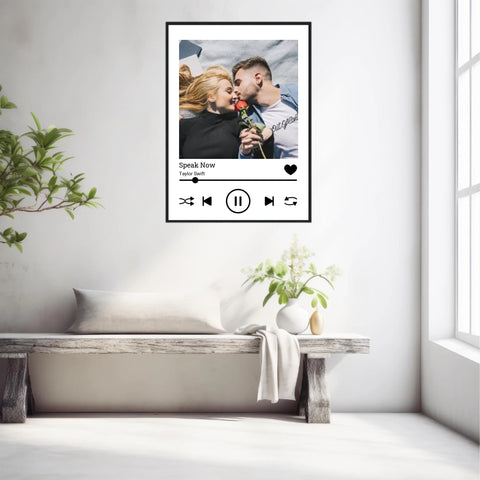 Affiche Personnalisée Spotify Album Couple
