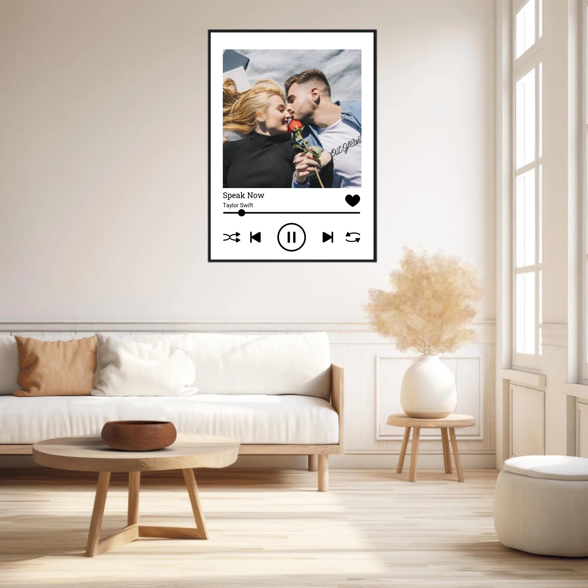 Affiche Personnalisée Spotify Album Couple