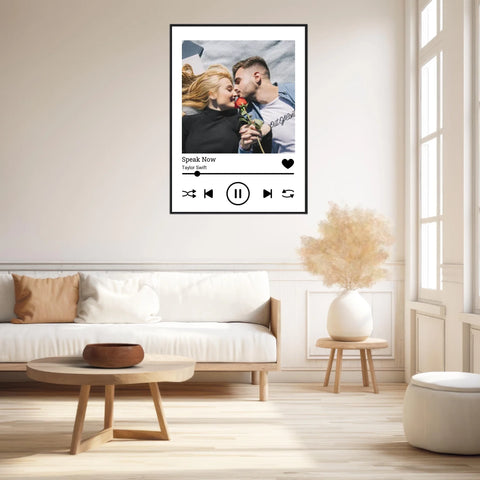 Affiche Personnalisée Spotify Album Couple