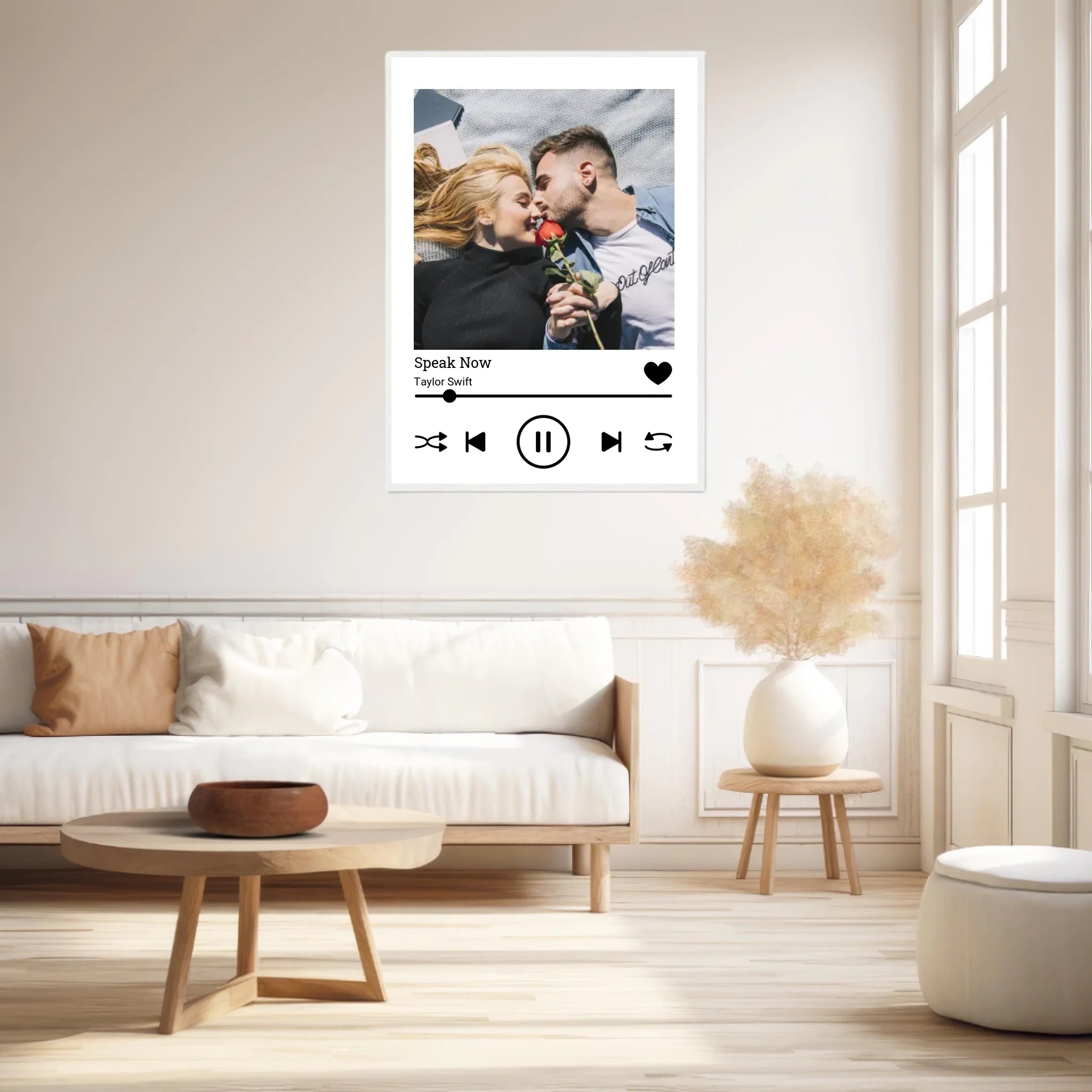 Affiche Personnalisée Spotify Album Couple