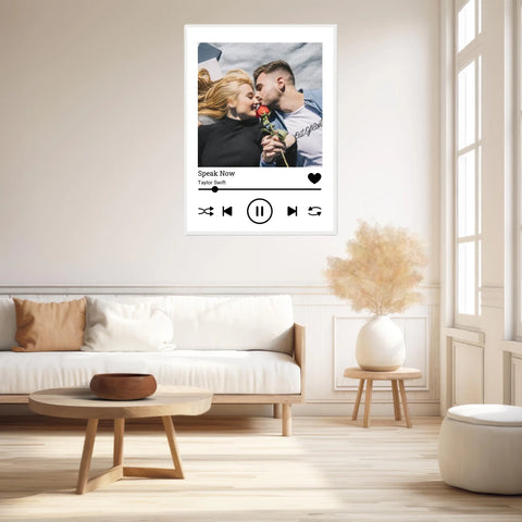 Affiche Personnalisée Spotify Album Couple