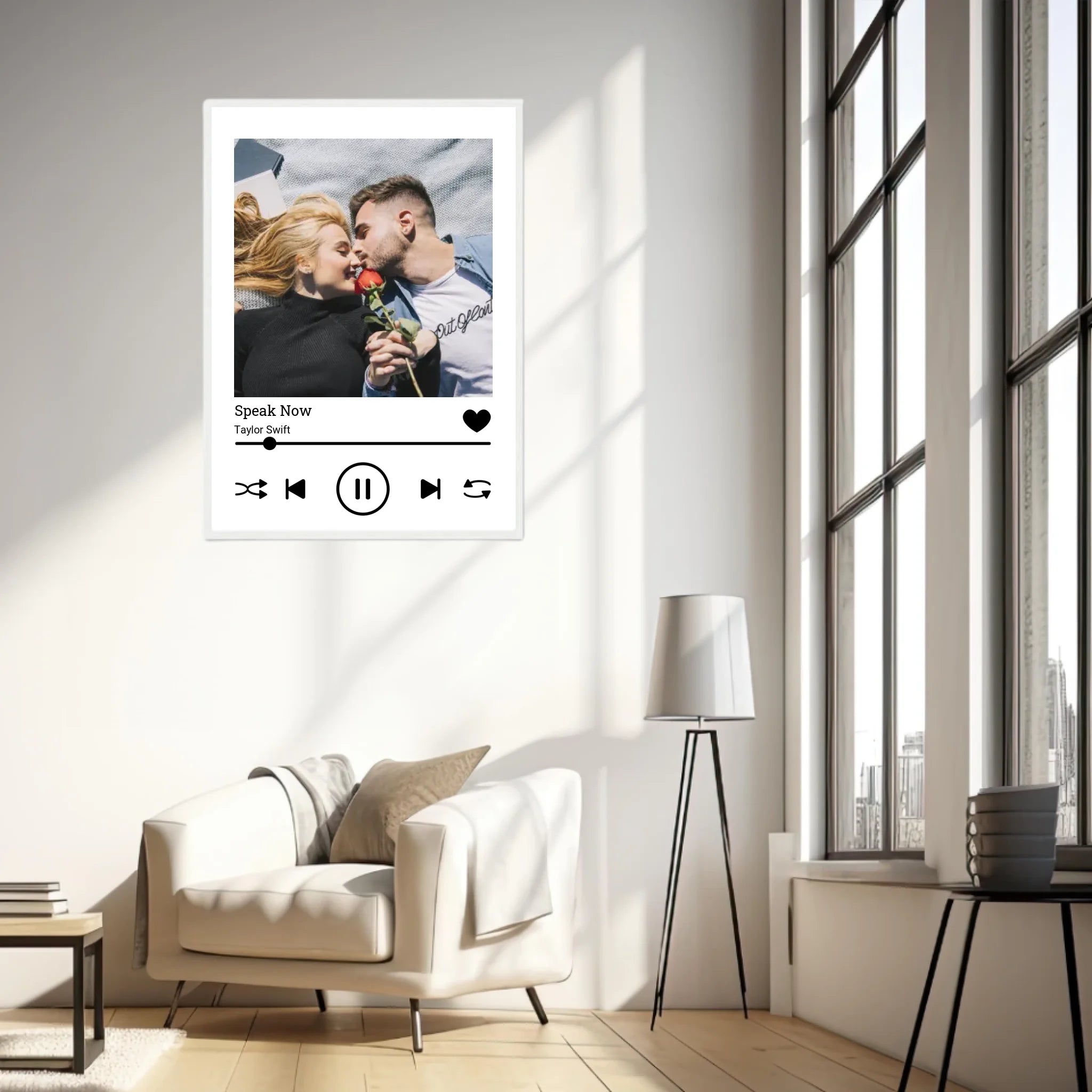 Affiche Personnalisée Spotify Album Couple