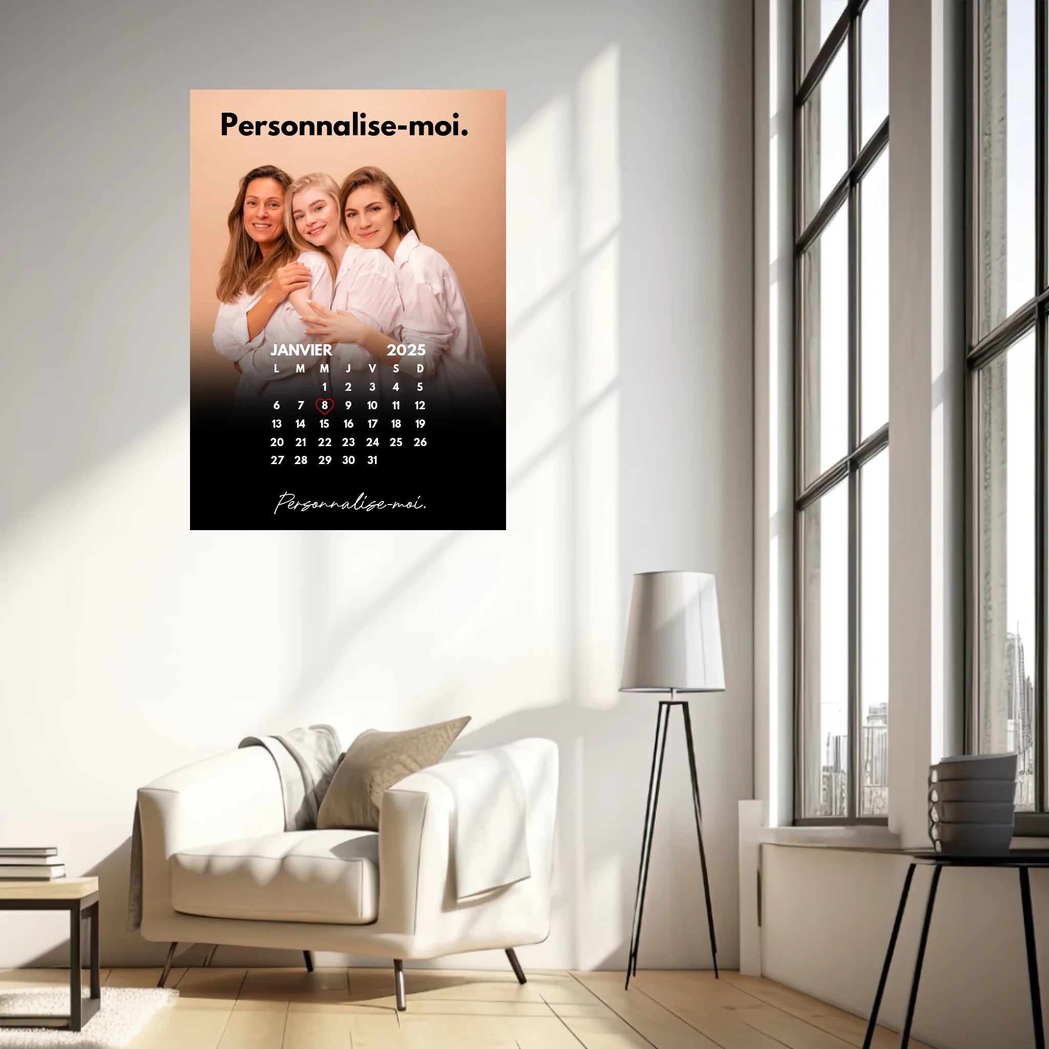 Affiche Personnalisée Calendrier Photo Anniversaire