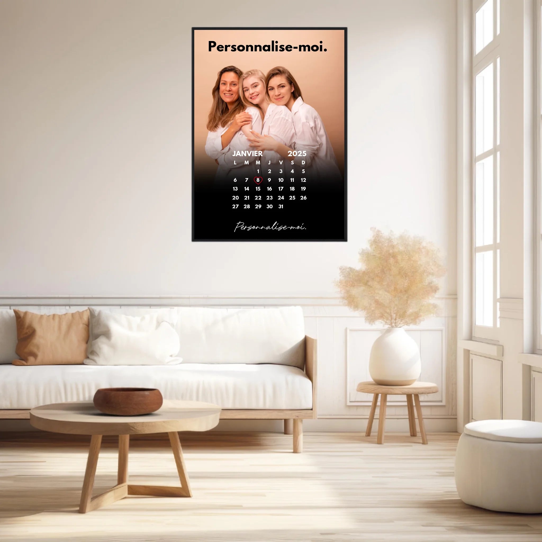 Affiche Personnalisée Calendrier Photo Anniversaire