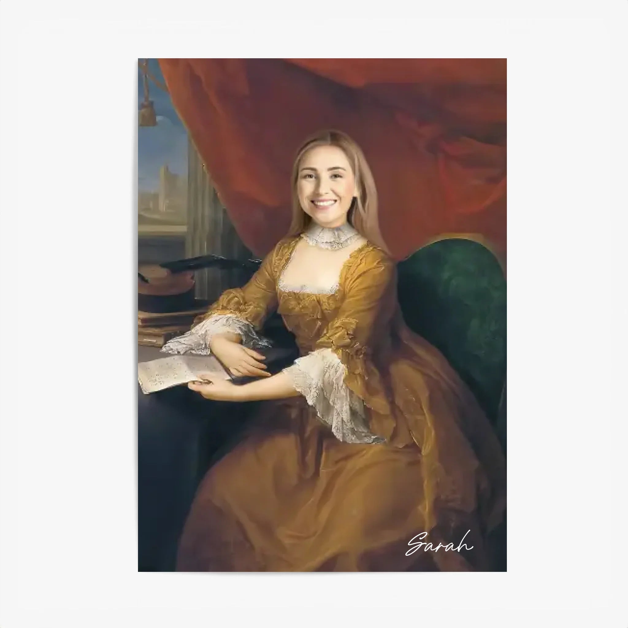 Tableau Personnalisé Portrait de Femme Georgiana Cavendish Spencer