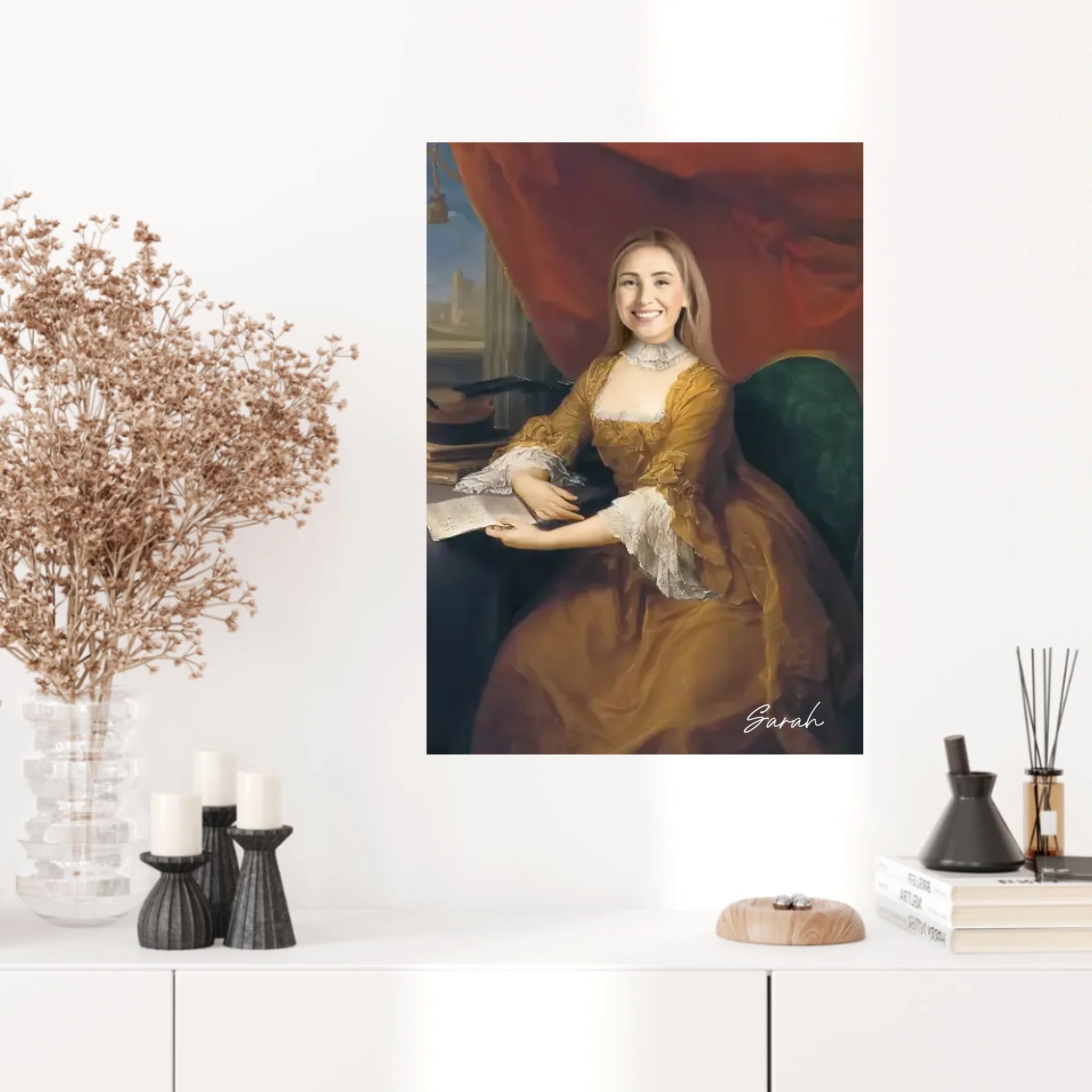 Tableau Personnalisé Portrait de Femme Georgiana Cavendish Spencer
