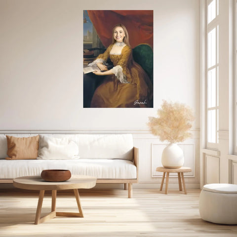 Tableau Personnalisé Portrait de Femme Georgiana Cavendish Spencer