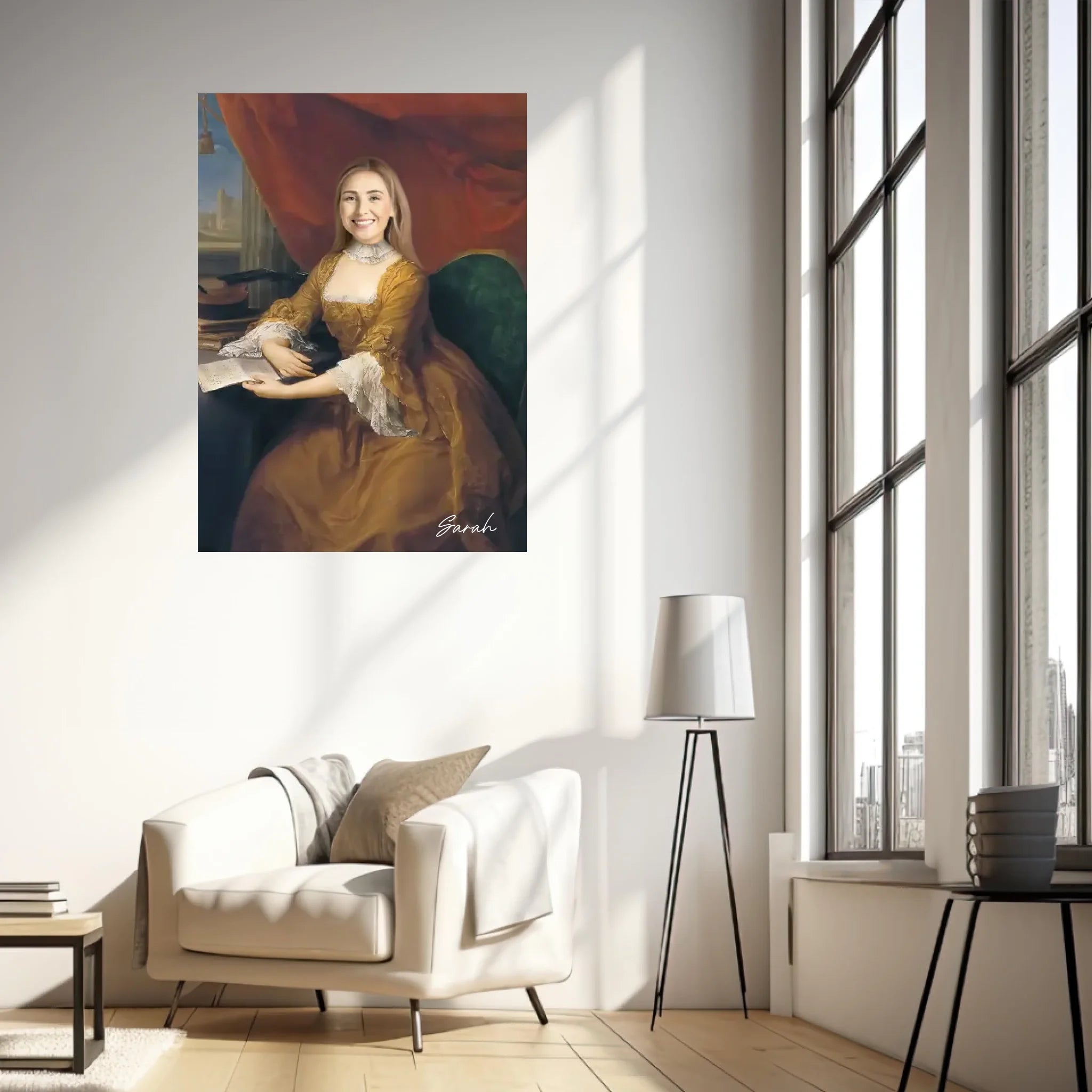 Tableau Personnalisé Portrait de Femme Georgiana Cavendish Spencer