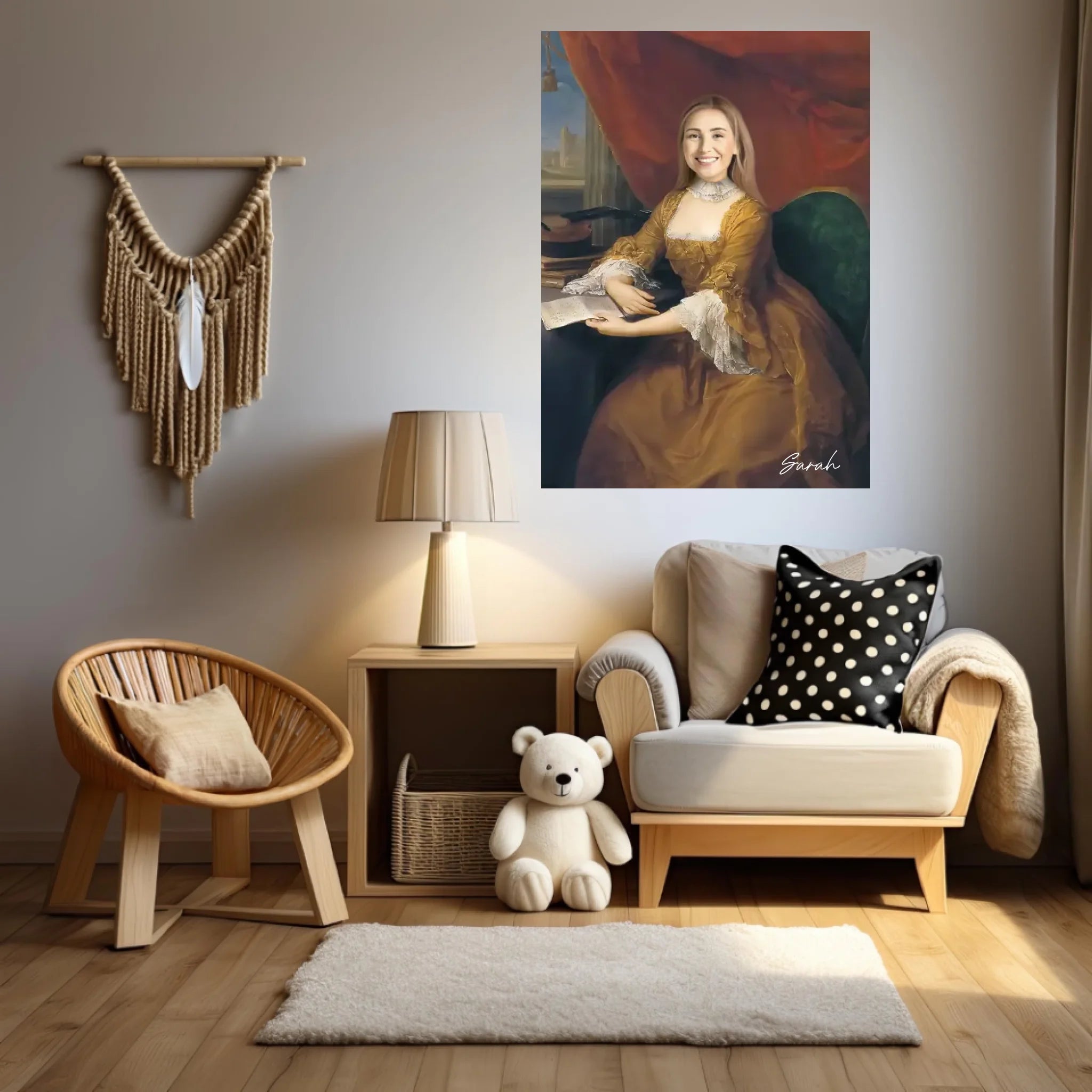 Tableau Personnalisé Portrait de Femme Georgiana Cavendish Spencer