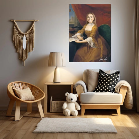 Tableau Personnalisé Portrait de Femme Georgiana Cavendish Spencer