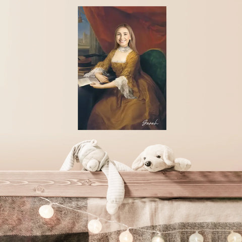 Tableau Personnalisé Portrait de Femme Georgiana Cavendish Spencer