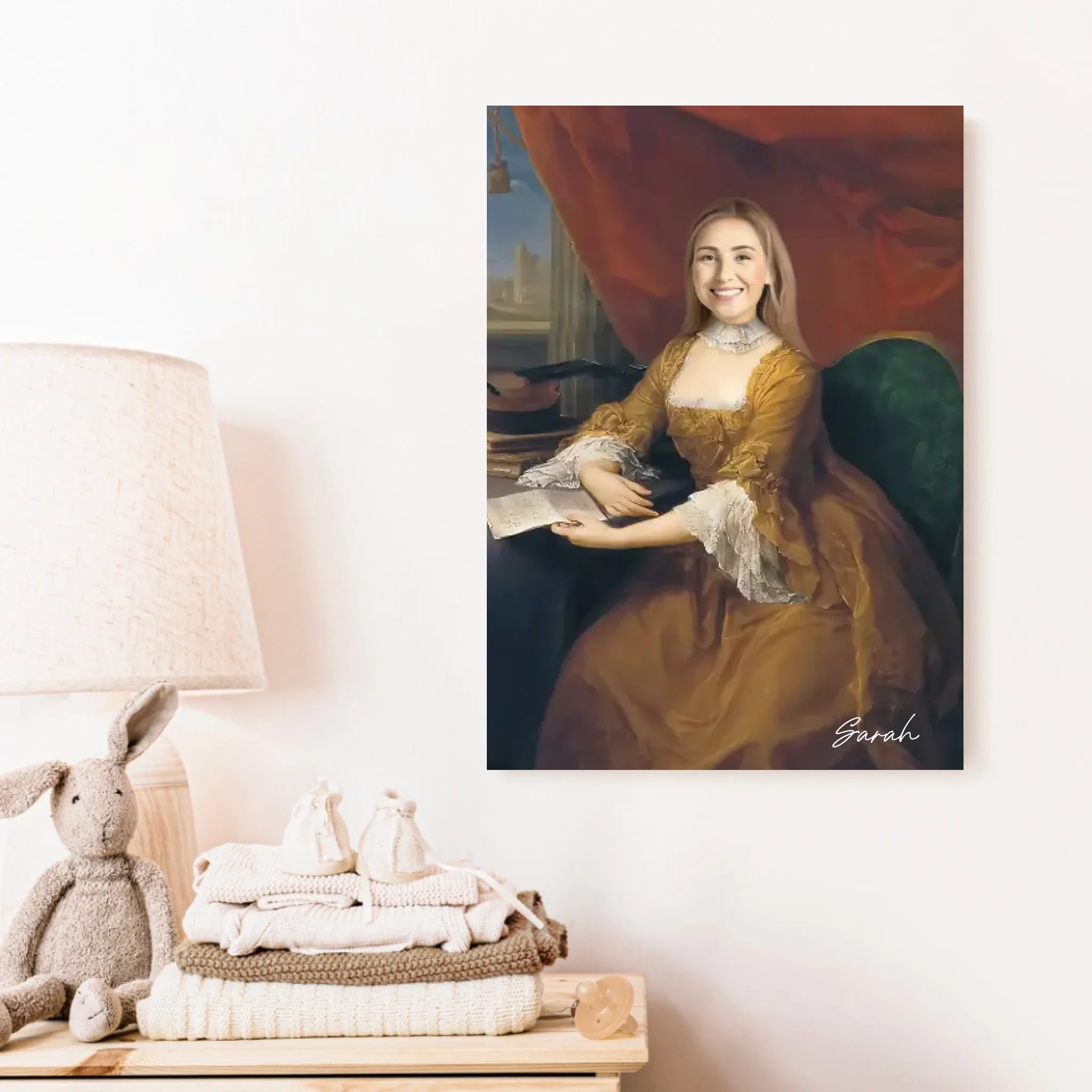Tableau Personnalisé Portrait de Femme Georgiana Cavendish Spencer