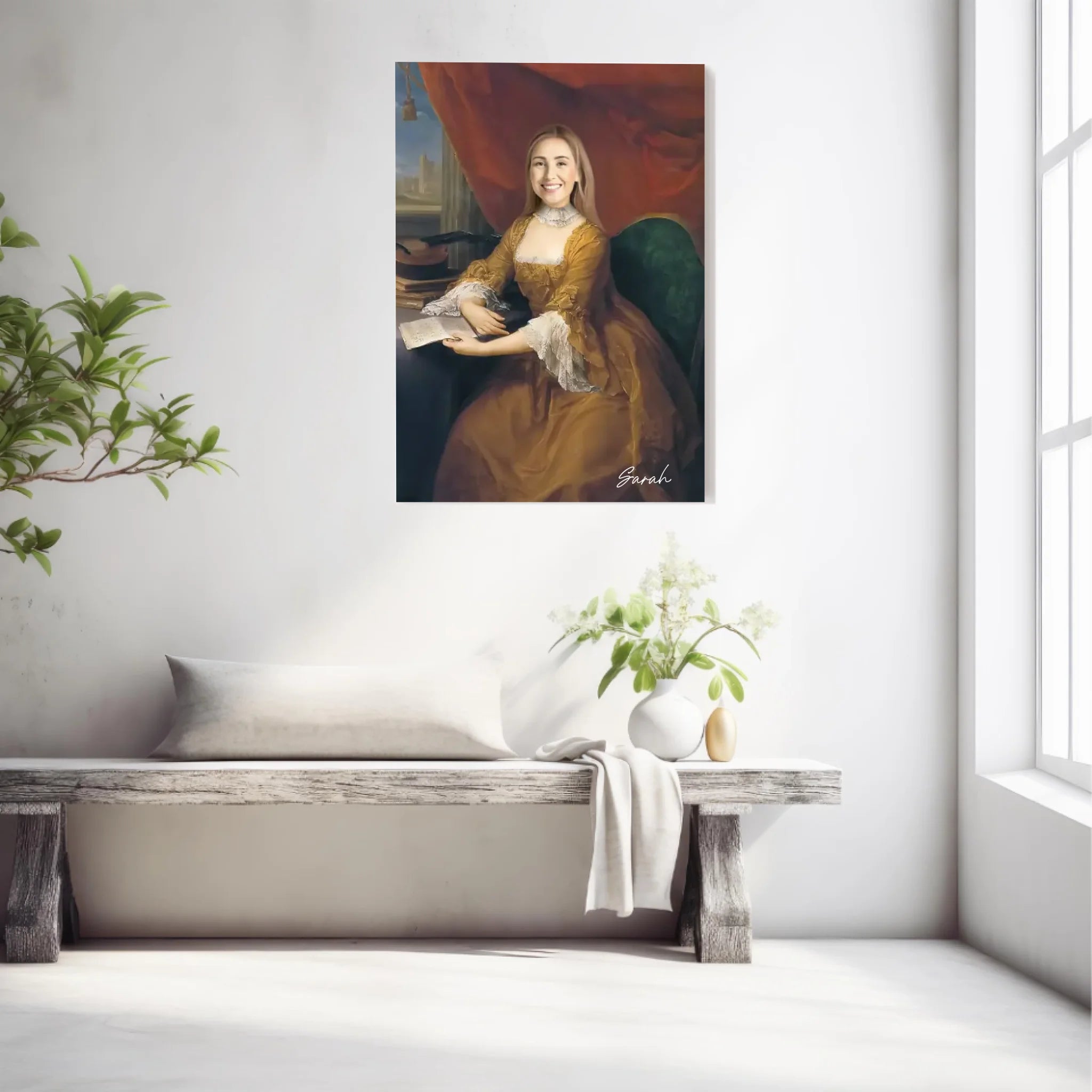 Tableau Personnalisé Portrait de Femme Georgiana Cavendish Spencer