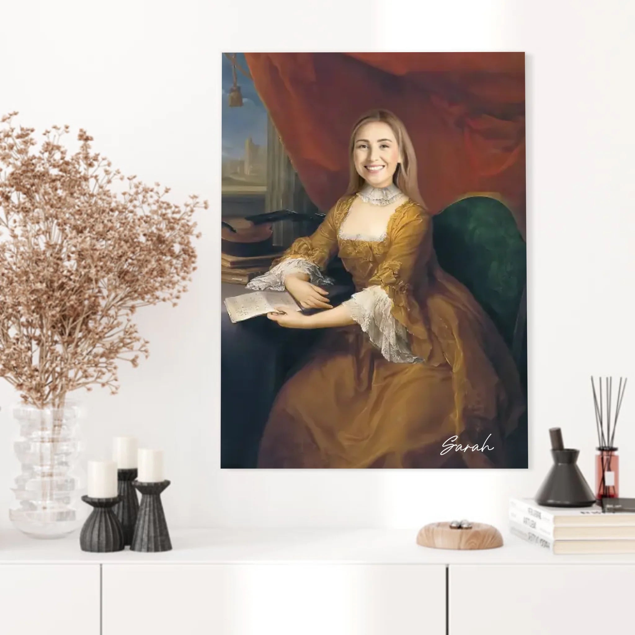 Tableau Personnalisé Portrait de Femme Georgiana Cavendish Spencer