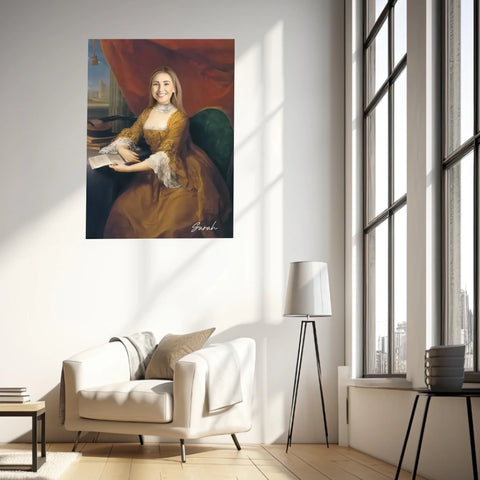 Tableau Personnalisé Portrait de Femme Georgiana Cavendish Spencer
