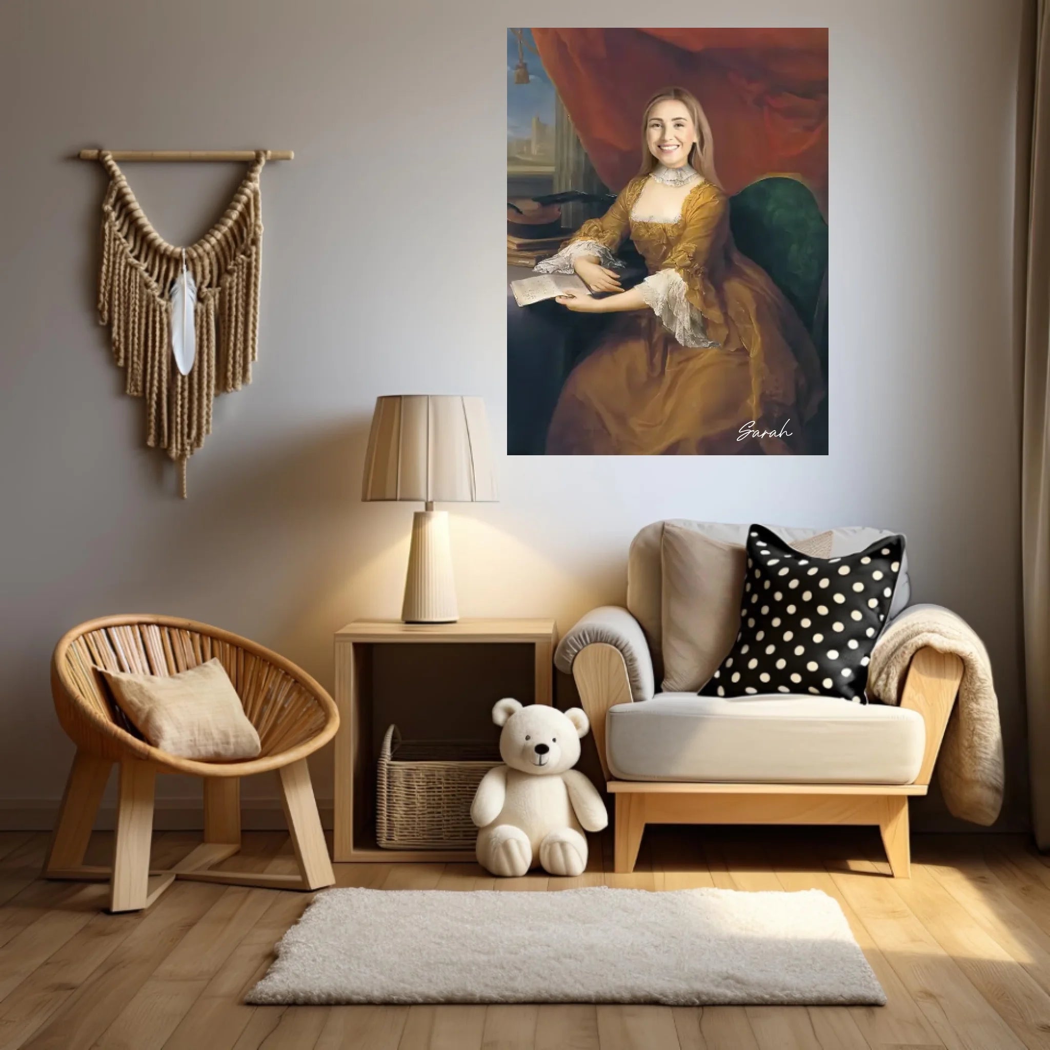Tableau Personnalisé Portrait de Femme Georgiana Cavendish Spencer