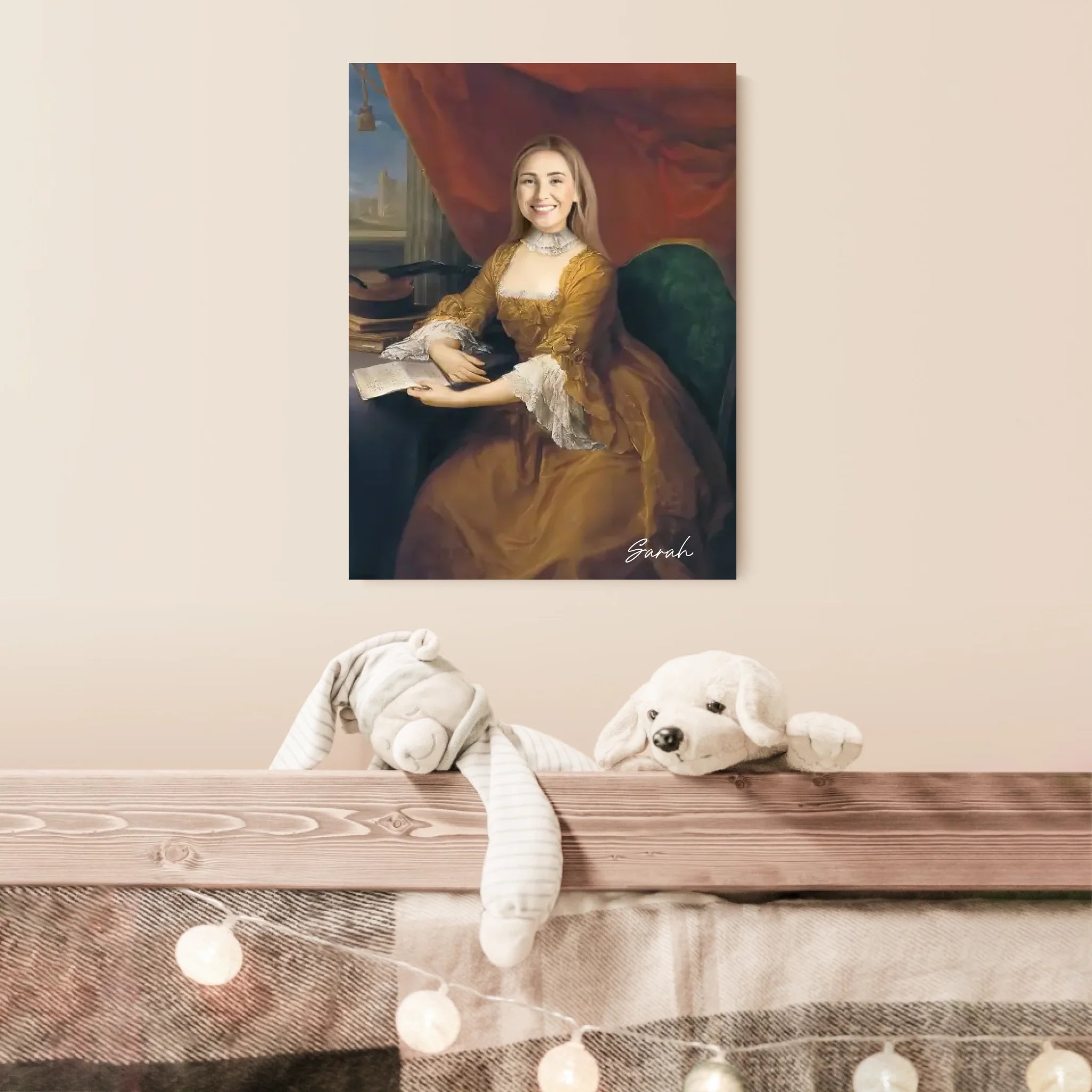 Tableau Personnalisé Portrait de Femme Georgiana Cavendish Spencer