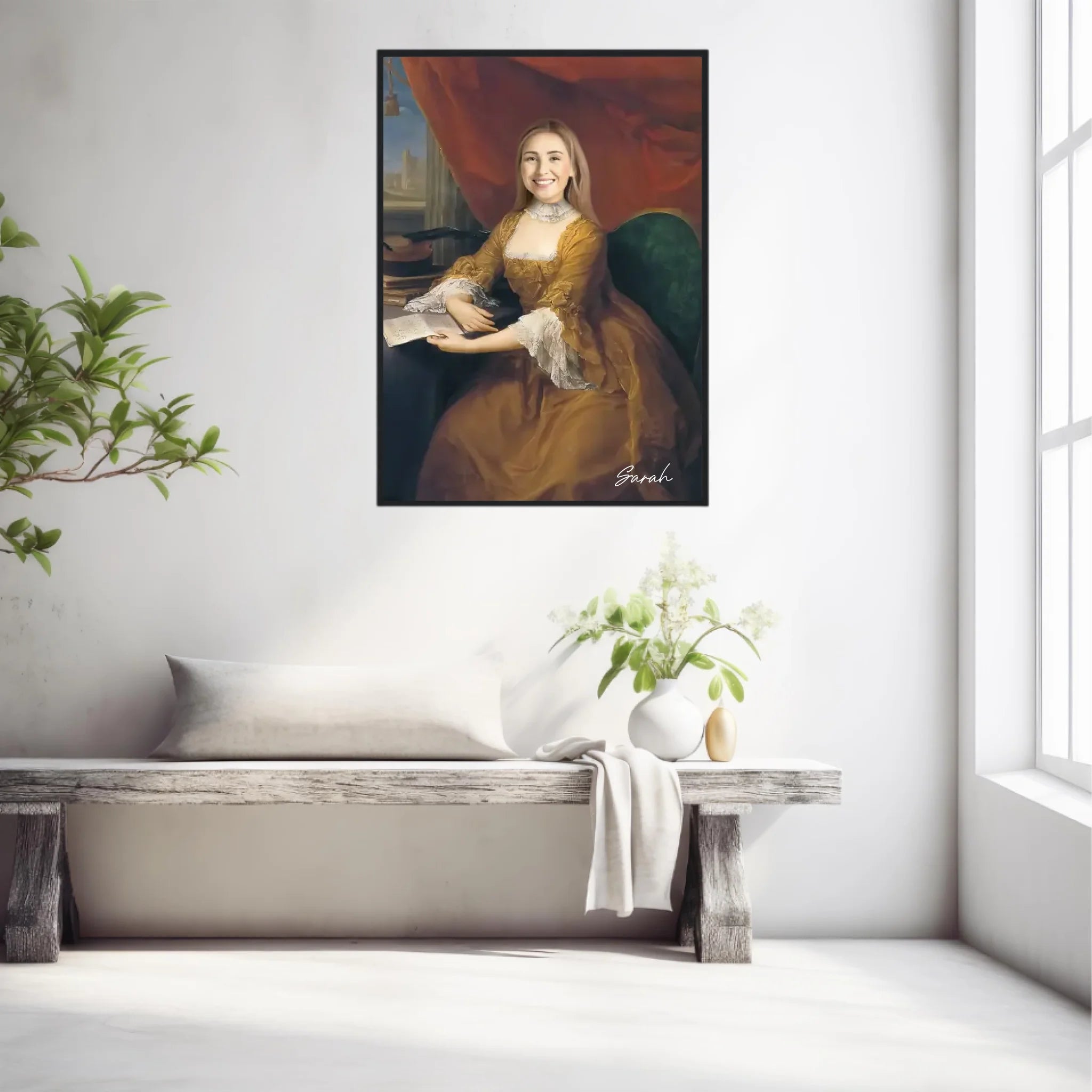 Tableau Personnalisé Portrait de Femme Georgiana Cavendish Spencer