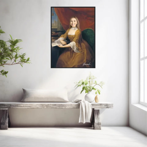 Tableau Personnalisé Portrait de Femme Georgiana Cavendish Spencer