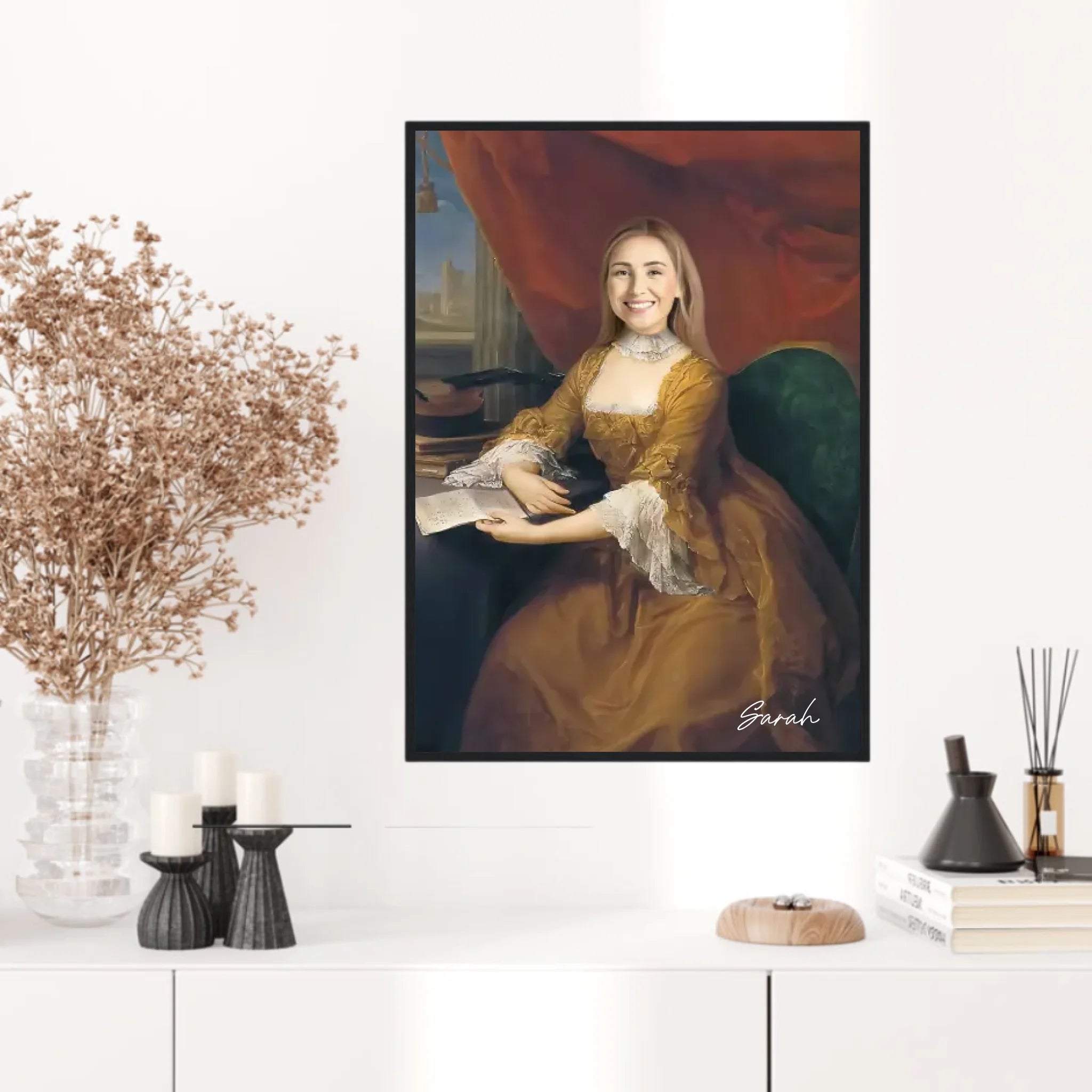 Tableau Personnalisé Portrait de Femme Georgiana Cavendish Spencer