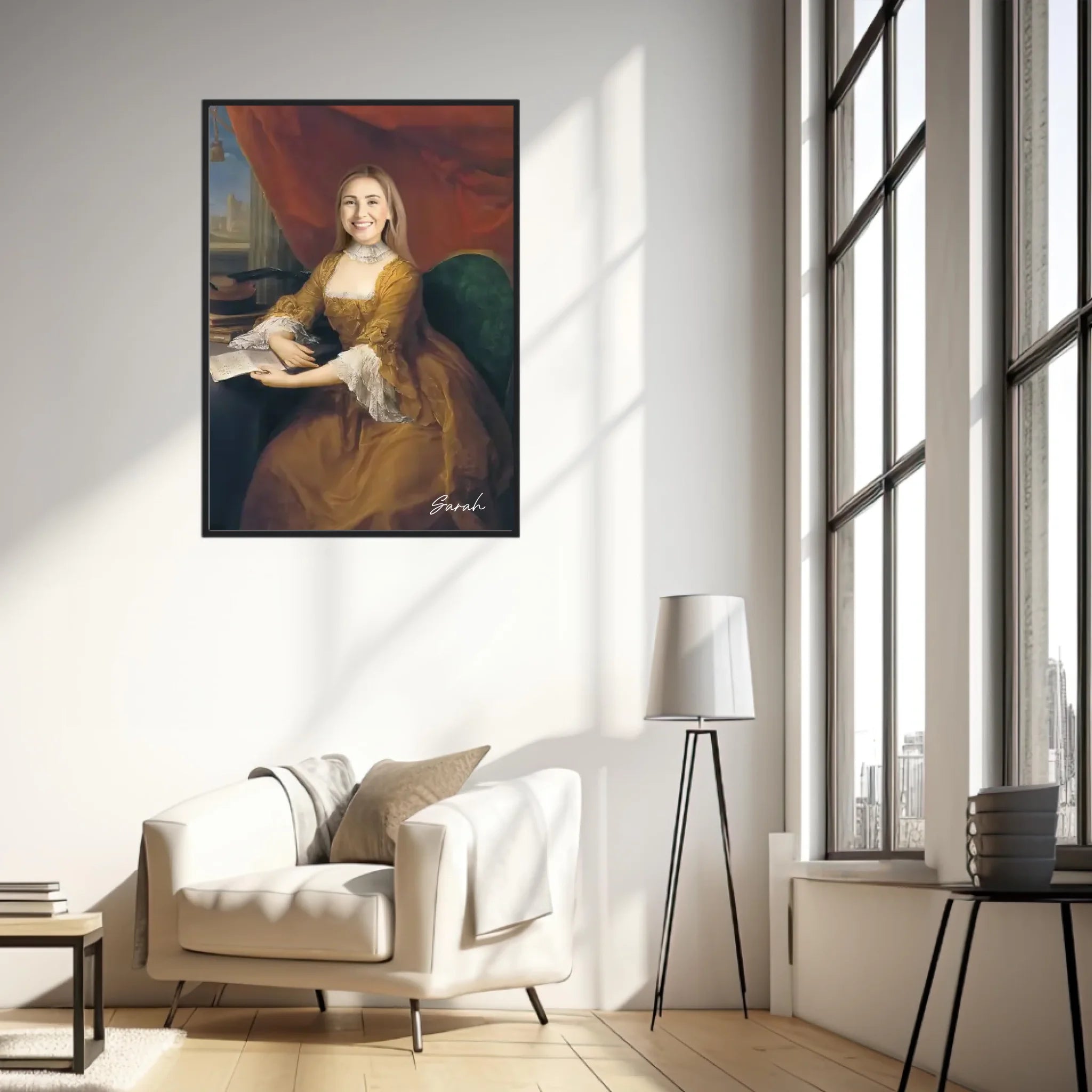 Tableau Personnalisé Portrait de Femme Georgiana Cavendish Spencer