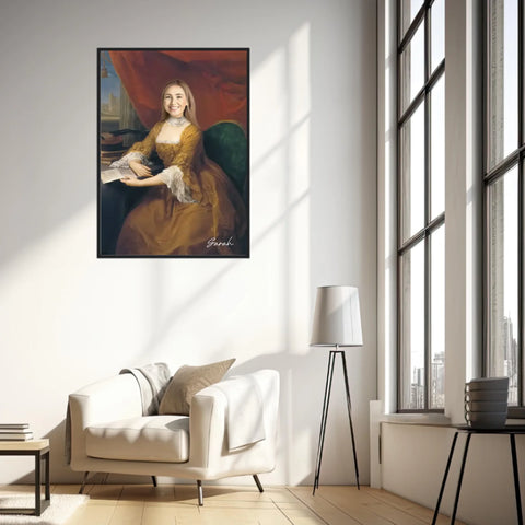 Tableau Personnalisé Portrait de Femme Georgiana Cavendish Spencer