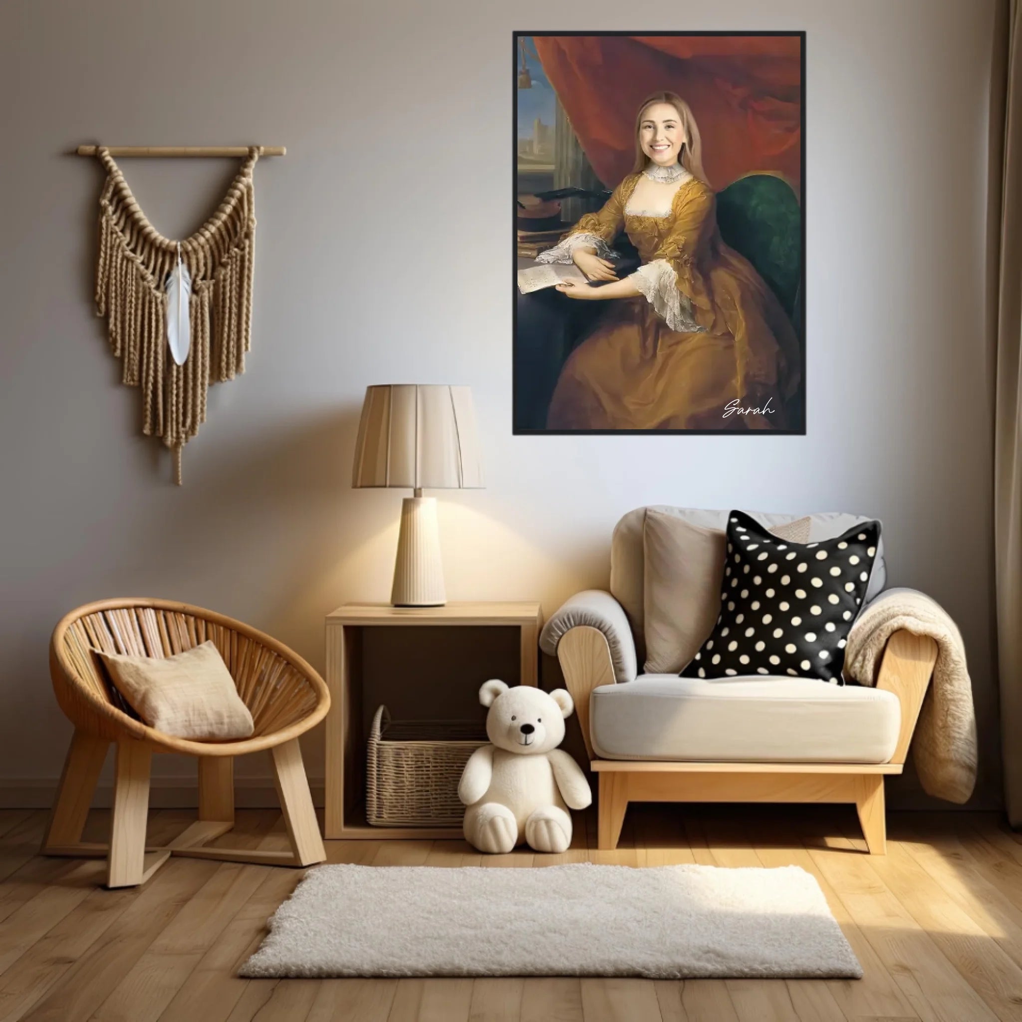 Tableau Personnalisé Portrait de Femme Georgiana Cavendish Spencer