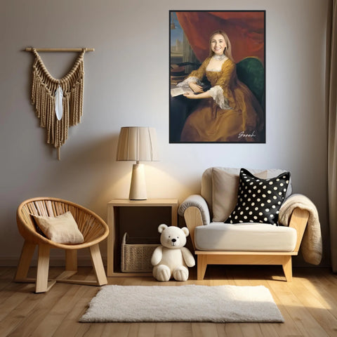 Tableau Personnalisé Portrait de Femme Georgiana Cavendish Spencer