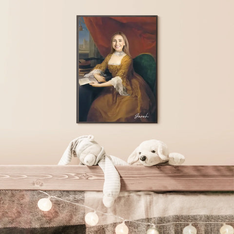 Tableau Personnalisé Portrait de Femme Georgiana Cavendish Spencer