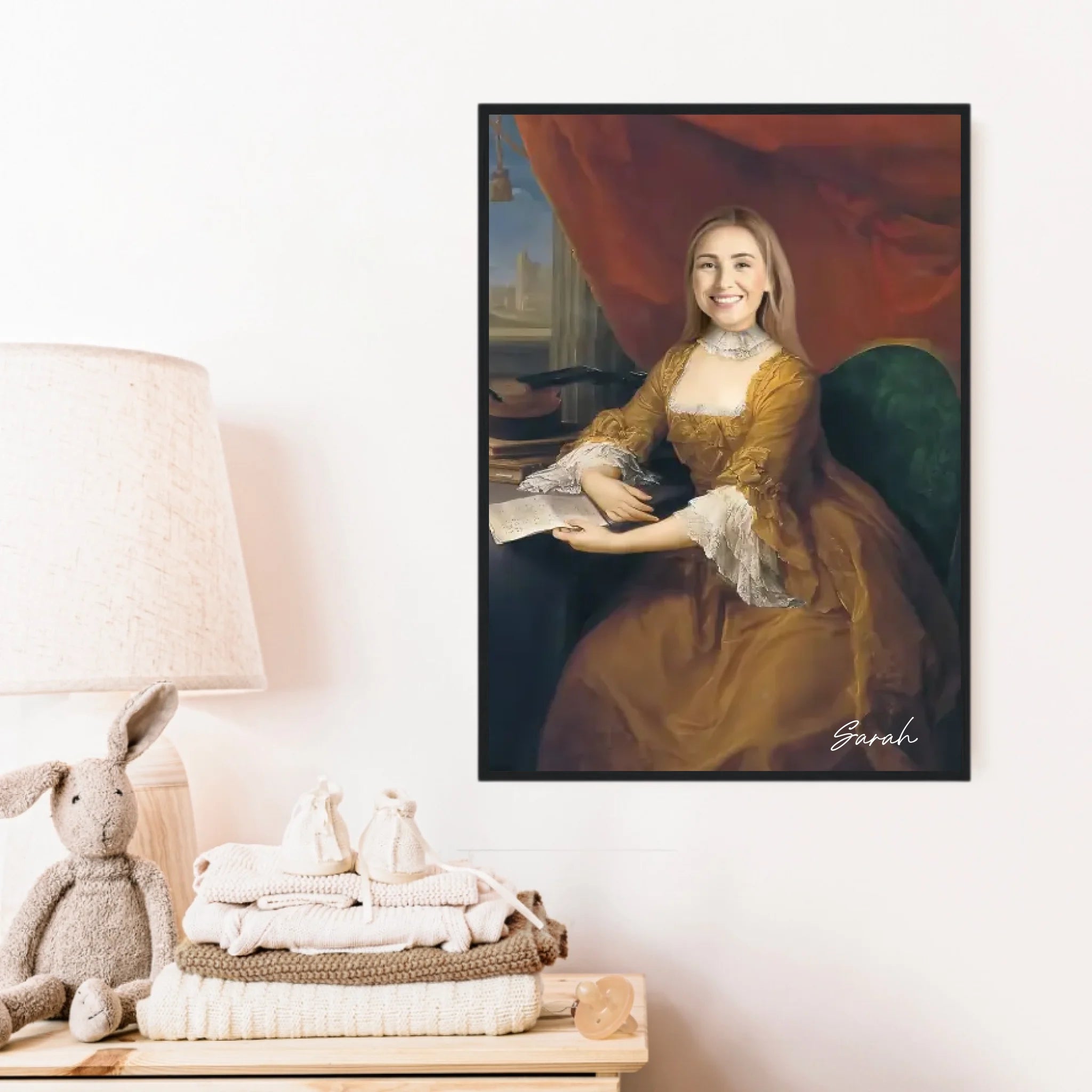 Tableau Personnalisé Portrait de Femme Georgiana Cavendish Spencer