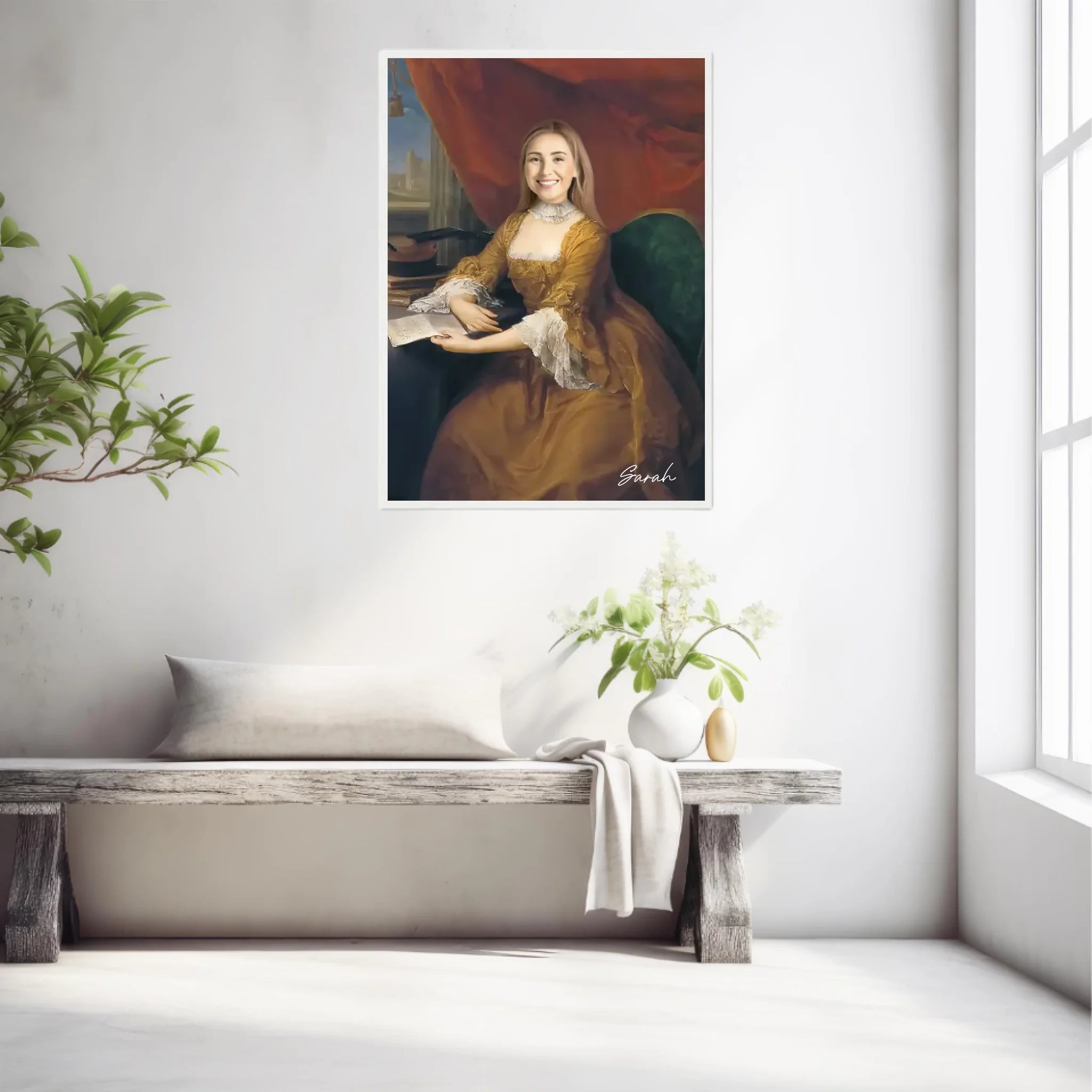 Tableau Personnalisé Portrait de Femme Georgiana Cavendish Spencer