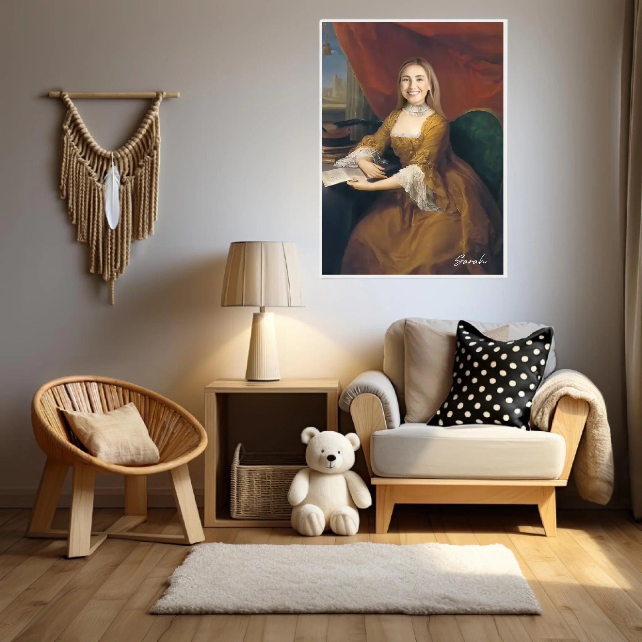 Tableau Personnalisé Portrait de Femme Georgiana Cavendish Spencer