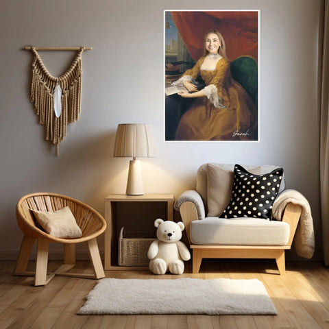Tableau Personnalisé Portrait de Femme Georgiana Cavendish Spencer