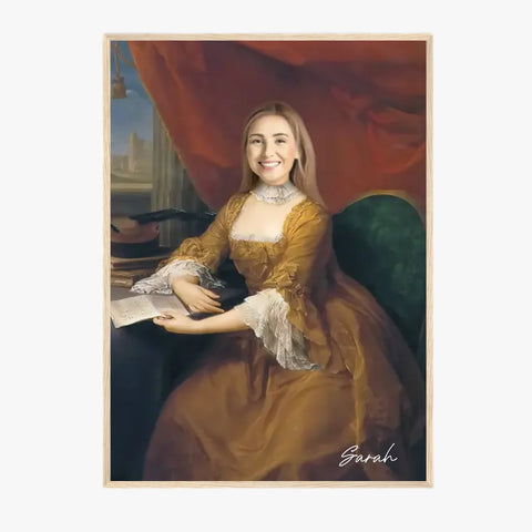 Tableau Personnalisé Portrait de Femme Georgiana Cavendish Spencer