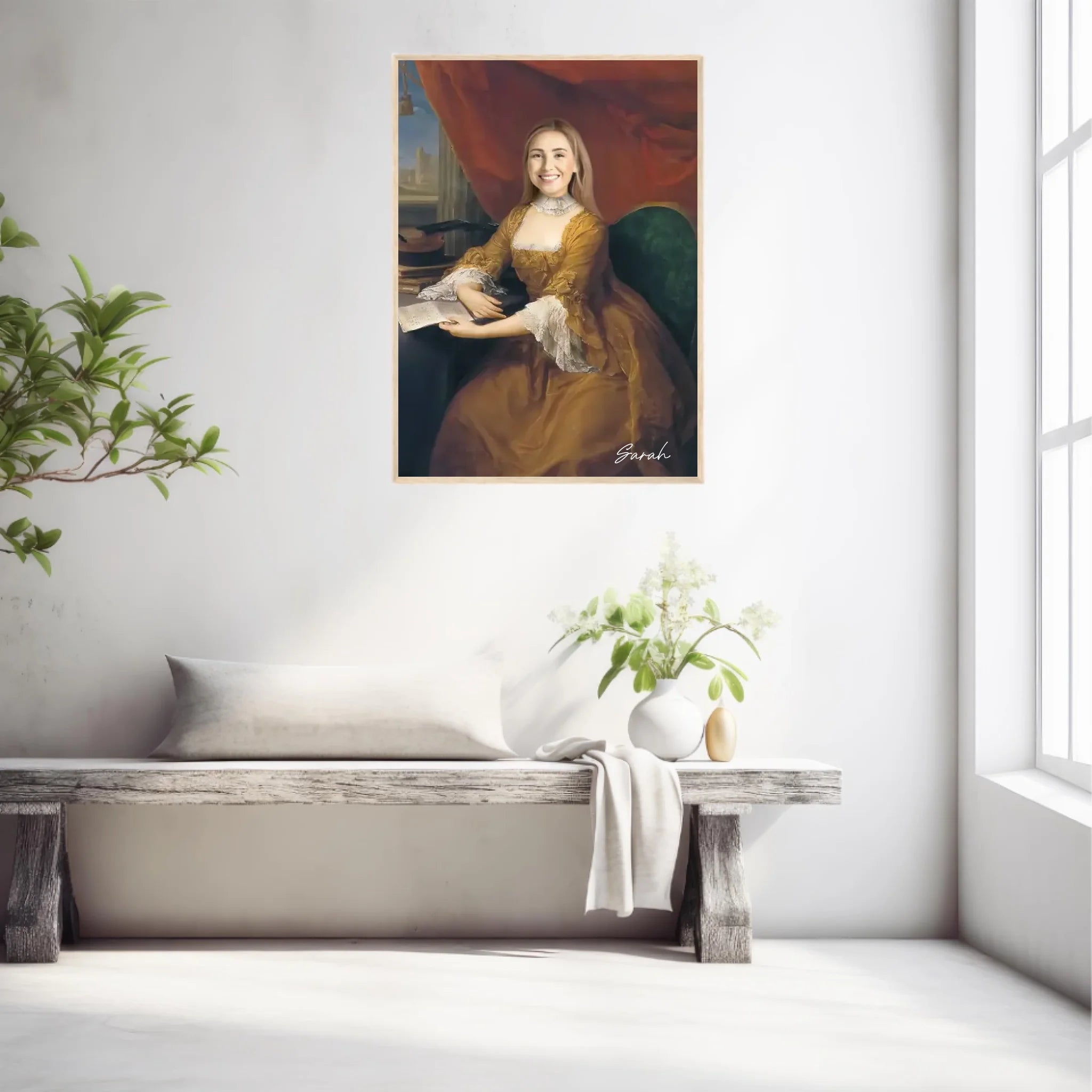 Tableau Personnalisé Portrait de Femme Georgiana Cavendish Spencer
