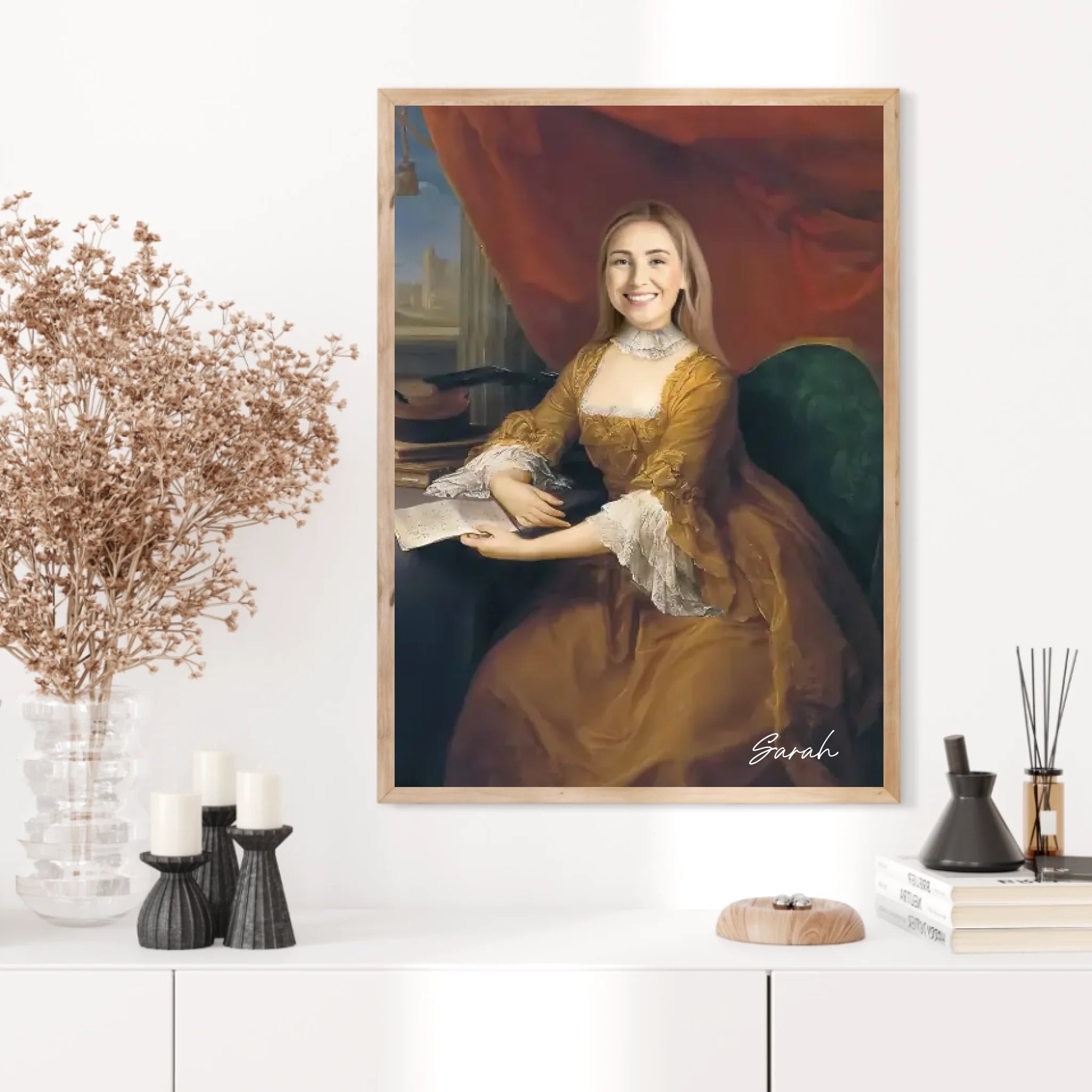 Tableau Personnalisé Portrait de Femme Georgiana Cavendish Spencer