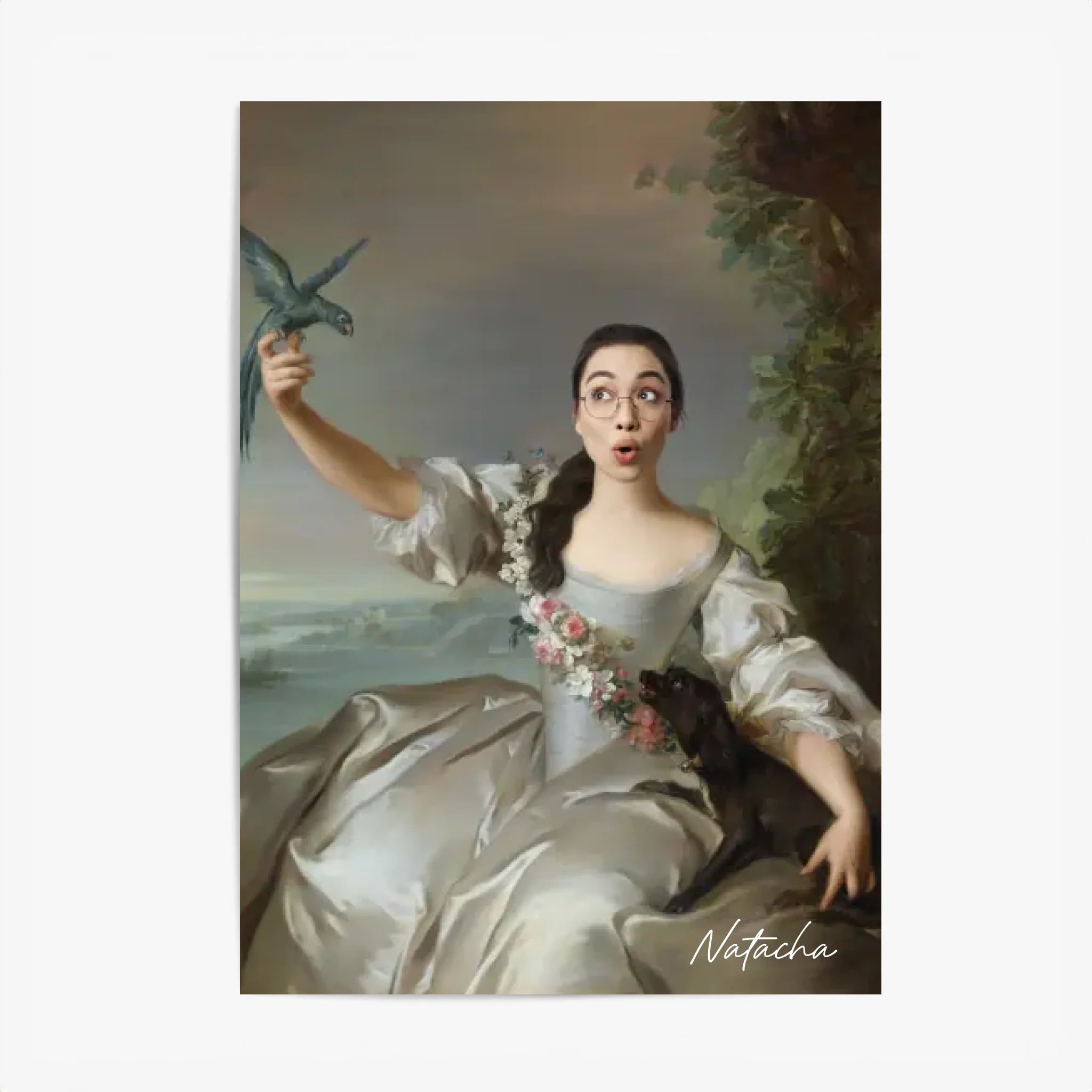 Tableau Personnalisé Portrait de Femme Mathilde de Canisy, Marquise d'Antin