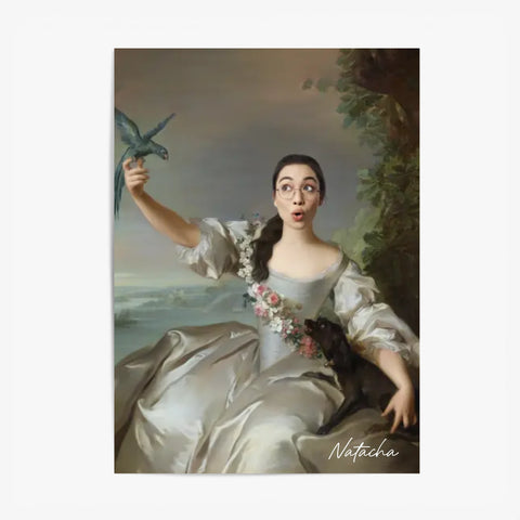 Tableau Personnalisé Portrait de Femme Mathilde de Canisy, Marquise d'Antin
