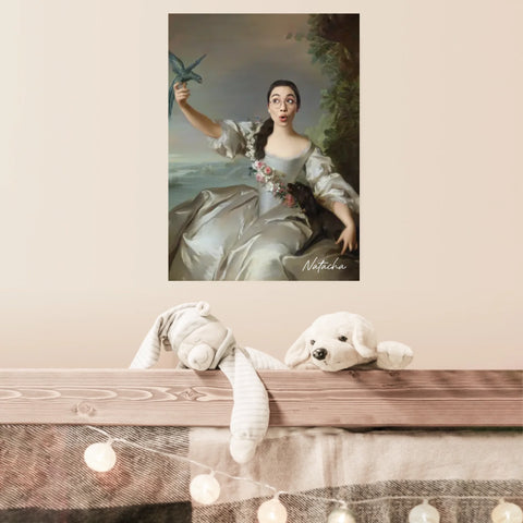 Tableau Personnalisé Portrait de Femme Mathilde de Canisy, Marquise d'Antin