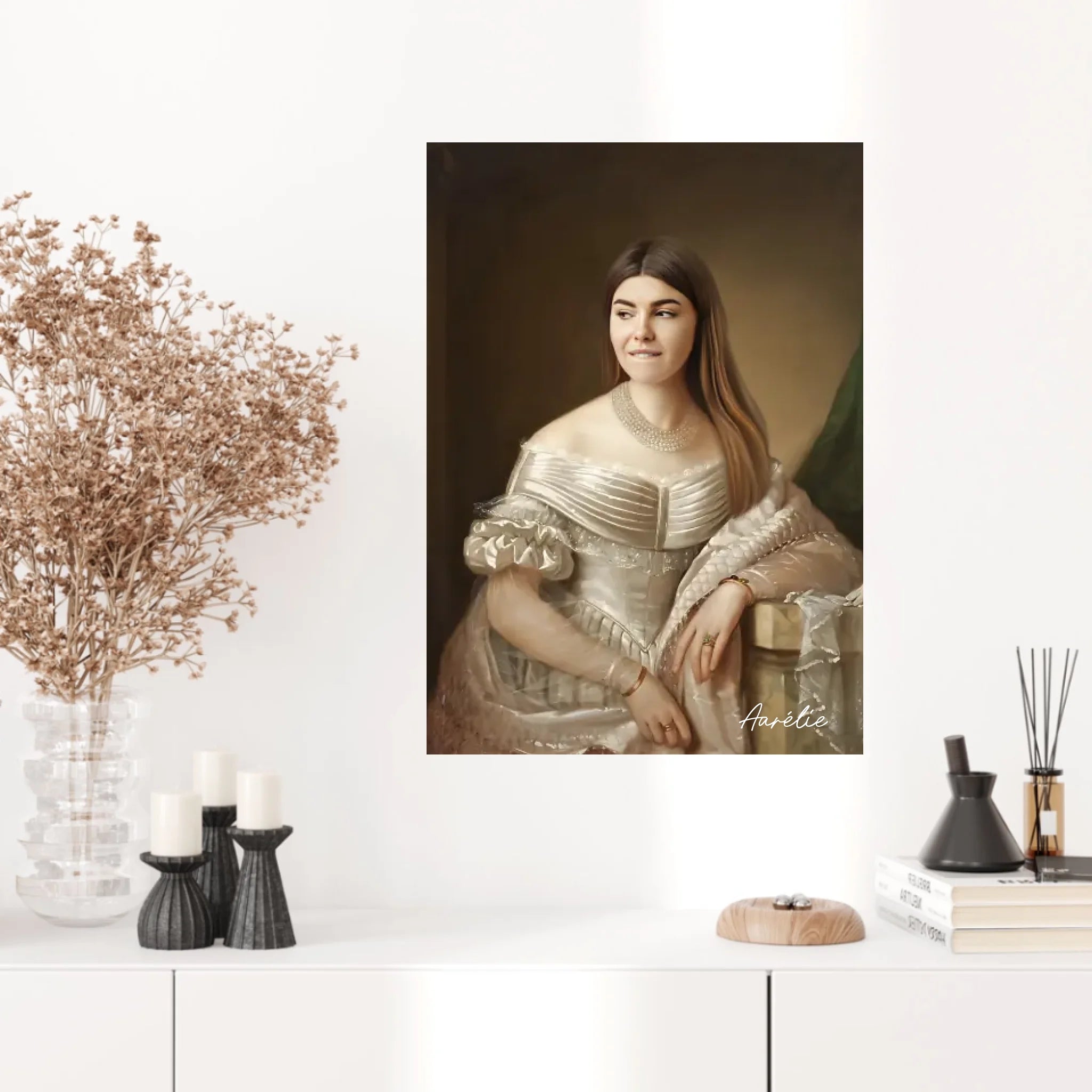 Tableau Personnalisé Portrait de Femme Marie-Christine de Savoie